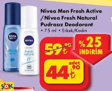 NİVEA MEN FRESH ACTİVE